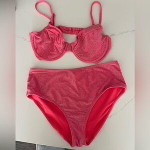 Good American Coral Bikini